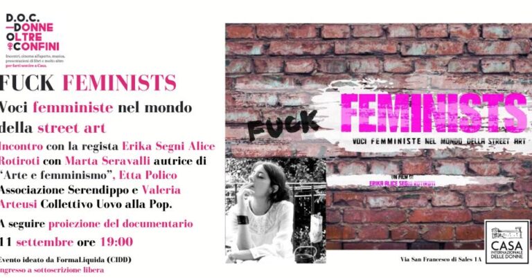 FUCK FEMINISTS – Voci femministe nel mondo della street art