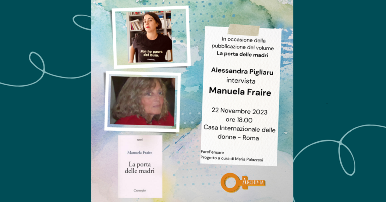Alessandra Pigliaru intervista Manuela Fraire